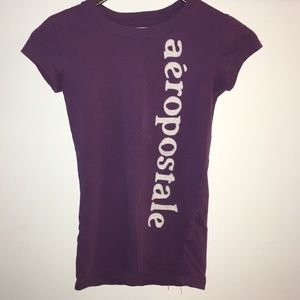 purple aeropostale tee